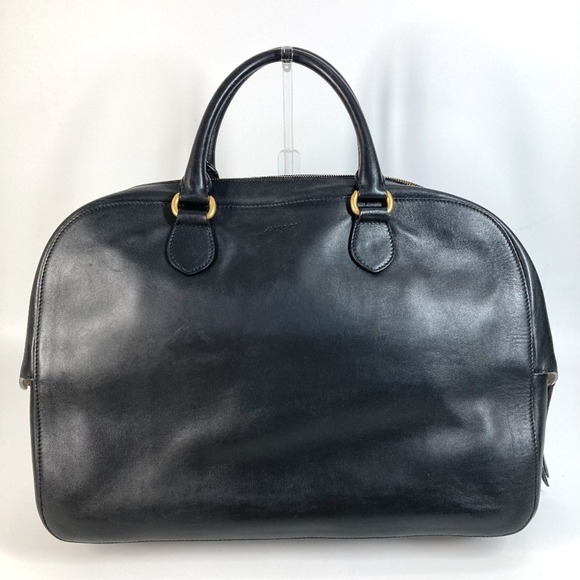 GUCCI Authentic Black Leather Shoulder Bag - Picture 2 of 16